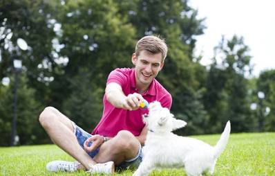 Parkbesuch mit Hund